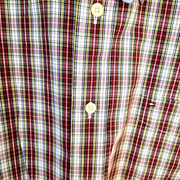 Tommy  Hilfiger men's shirt sz XL extra large multi color long sleeves - Picture 5 of 8
